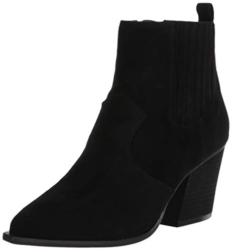 The Drop Women's Sia Pointed Toe Western Ankle Boot, Black, 8 von The Drop