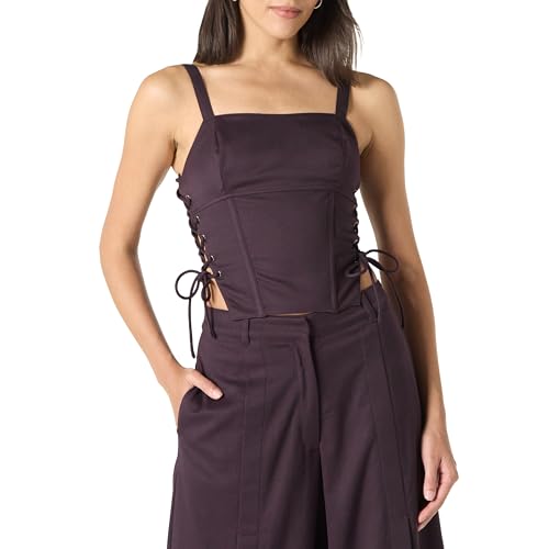 The Drop Side Tie Corset by @takkunda Blusen, Pflaume perfekt, XX-Large The Drop Side Tie Corset by @takkunda Blusen, Pflaume perfekt, XX-Large von The Drop