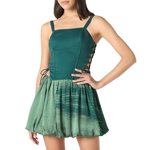The Drop Side Tie Corset by @takkunda Blusen, Regenwald, X-Large von The Drop