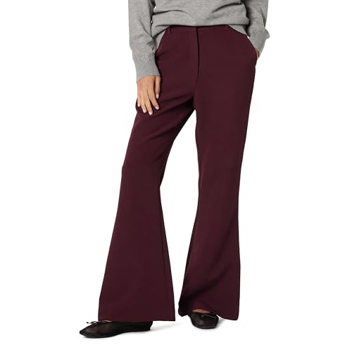 The Drop Spencer Flare Pant Hose, Rosine, S von The Drop
