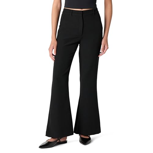 The Drop Spencer Flare Pant Hose, Schwarz, XXL von The Drop