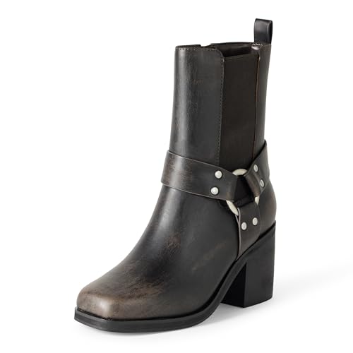 The Drop Stevens Chelsea Boots, Distressed Cognac, 40.5 EU The Drop Stevens Chelsea Boots, Distressed Cognac, 40.5 EU von The Drop