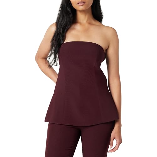 The Drop Stowe Woven Strapless Tunic Tunika-Shirt, Rosine, XXL Große Größen von The Drop