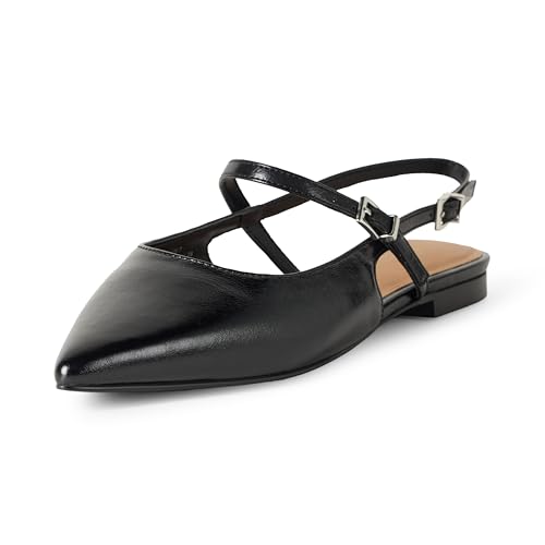 The Drop Tammie Pointed Toe Flat Flach, Schwarz, 38 EU The Drop Tammie Pointed Toe Flat Flach, Schwarz, 38 EU von The Drop