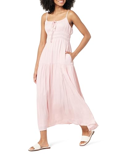 The Drop Tavia Tie-Front Tiered Maxi Dress Maxikleid, Sanftrosa, XXL Große Größen von The Drop