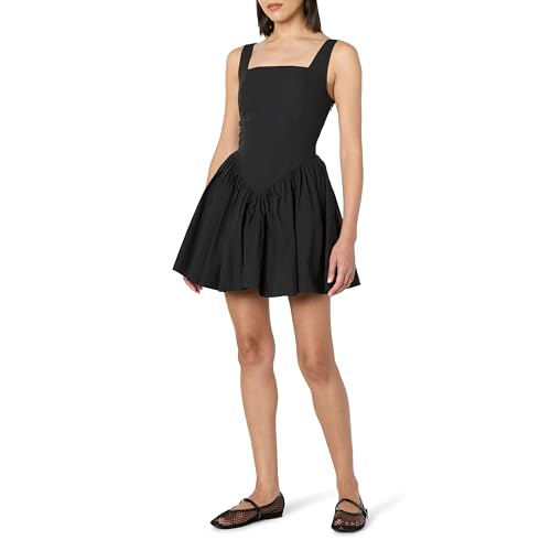 The Drop V-Front Ballet Mini Dress Kleider, Schwarz, M von The Drop