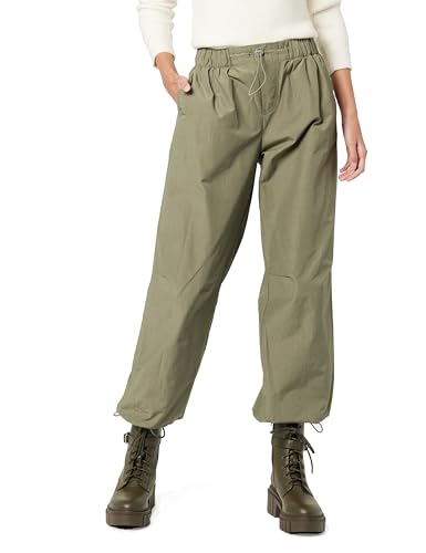 The Drop Women's Fallschirmhose Antonia, Olivgrün, M von The Drop