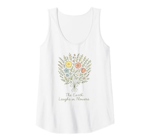 Damen Blumenstrauß Die Erde lacht in Blumen Tank Top Damen Blumenstrauß Die Erde lacht in Blumen Tank Top von The Earth Laughs in Flowers Inspirational Nature