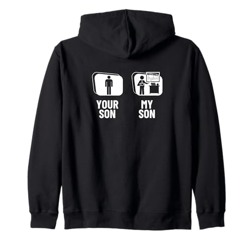 Dein Sohn Mein Sohn Papa Mama Lustiger Kunstlehrer Kapuzenjacke von The Earth Without Art Designs