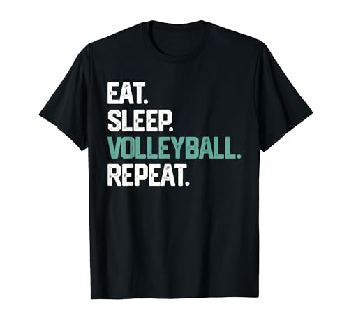 Eat Sleep Volleyball Repeat T Shirt For Girls Women Gift von The Eat Sleep Volleyball Repeat T Shirt Co.