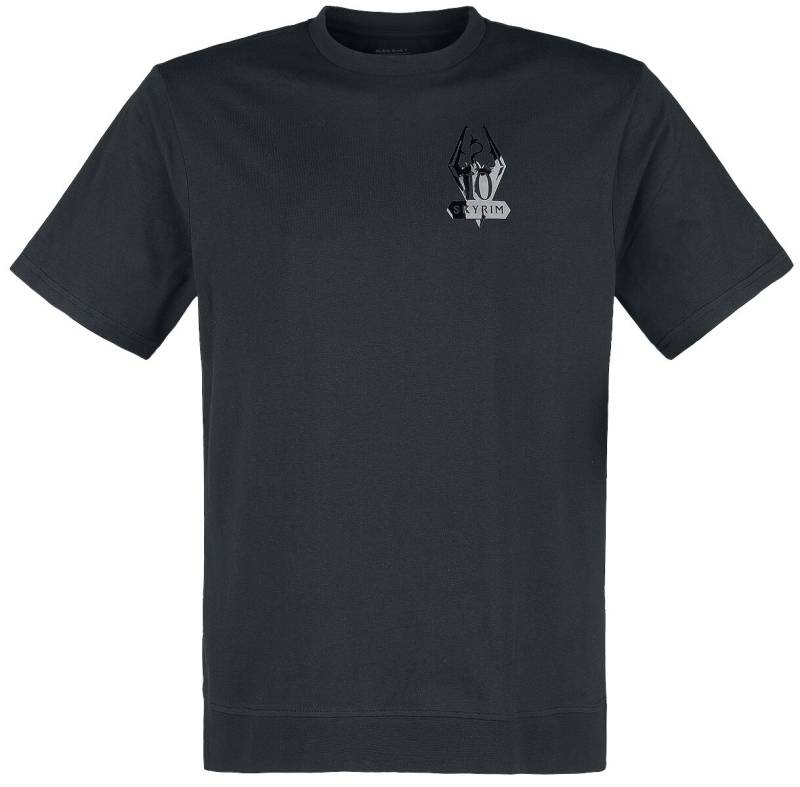 The Elder Scrolls - Gaming Trikot - Skyrim - S bis XXL - für Männer - Größe L - schwarz von The Elder Scrolls