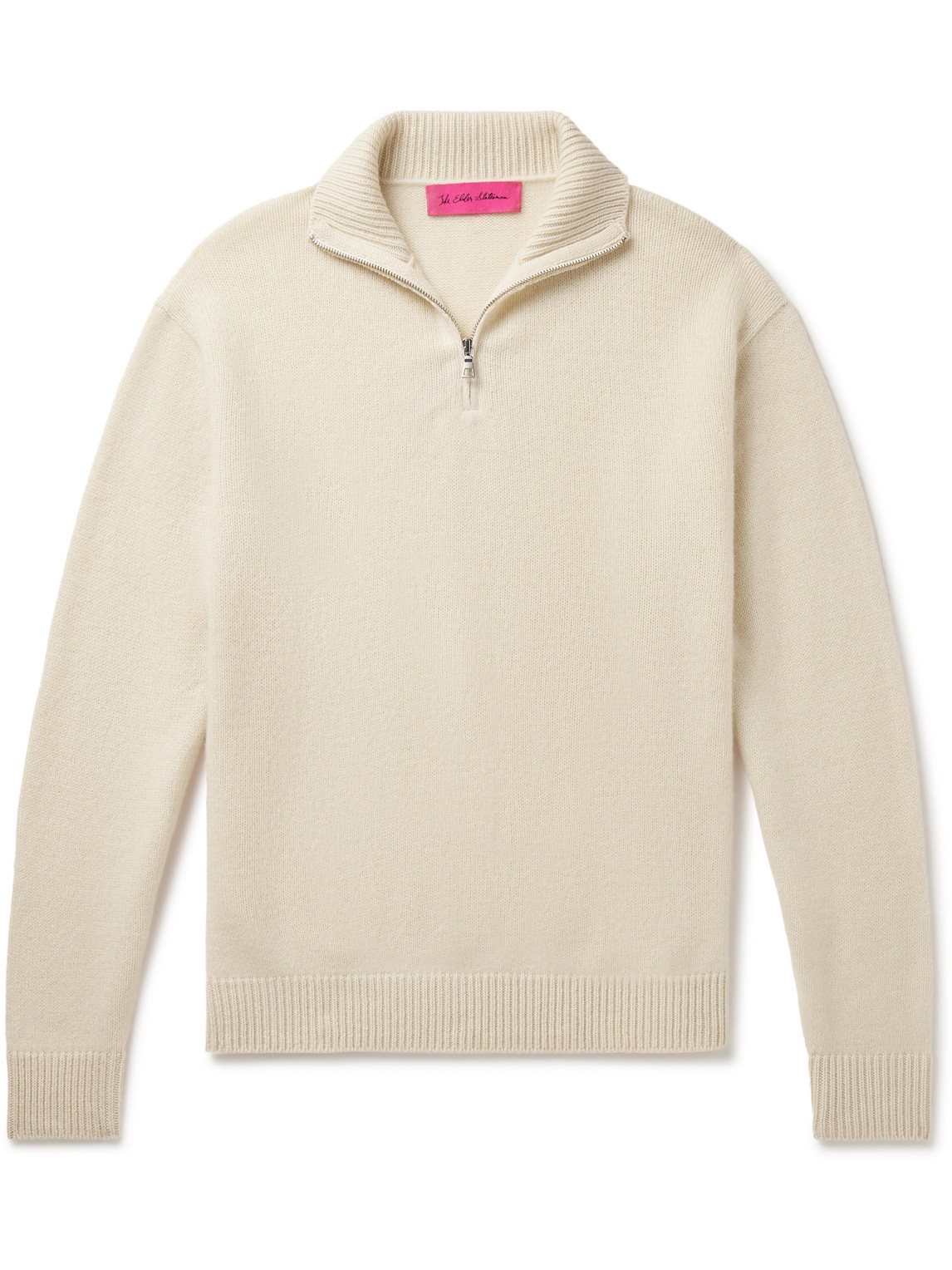 The Elder Statesman - Cashmere Half-Zip Sweater - Men - Neutrals - XL von The Elder Statesman