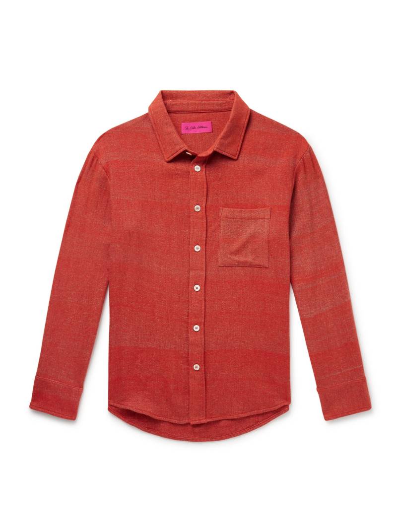 The Elder Statesman - Cashmere-Jacquard Overshirt - Men - Red - M von The Elder Statesman