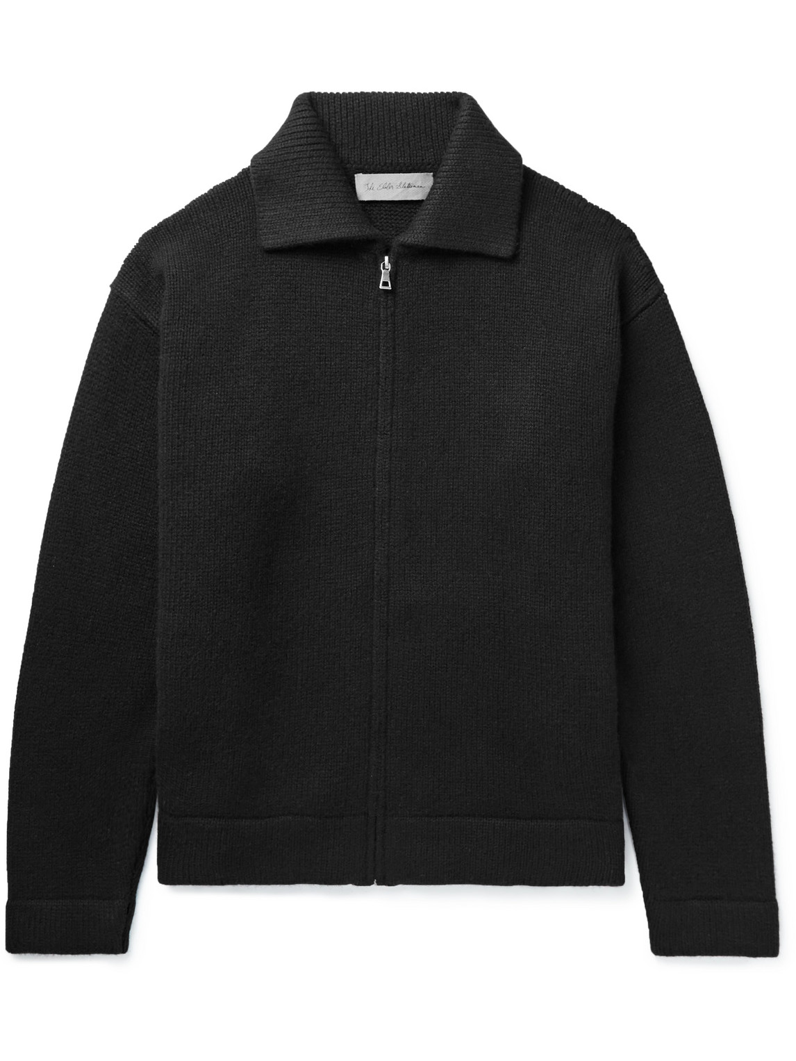 The Elder Statesman - Cashmere Zip-Up Sweater - Men - Black - L von The Elder Statesman