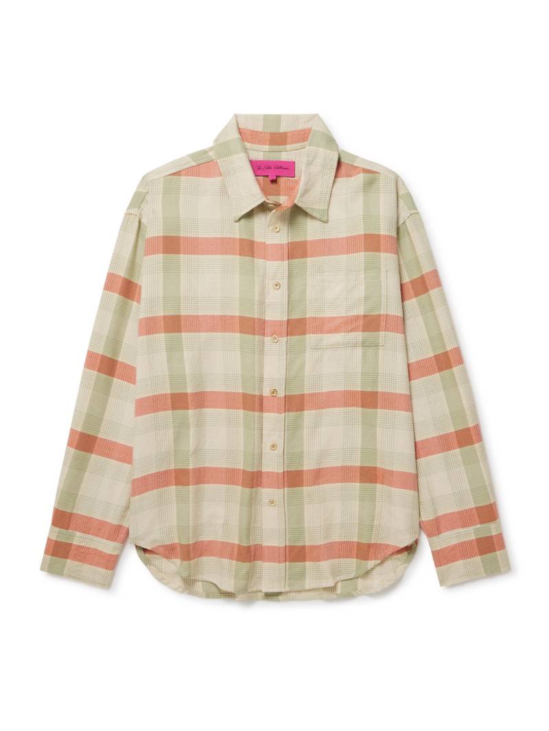 The Elder Statesman - Checked Cashmere and Wool-Blend Shirt - Men - Green - L von The Elder Statesman