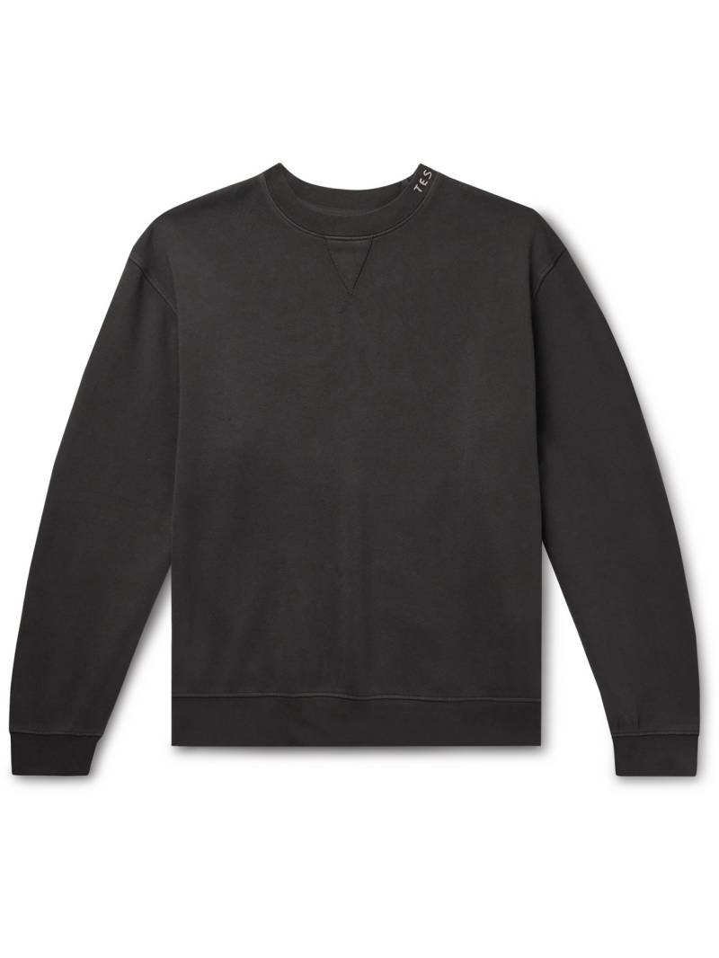 The Elder Statesman - Daily Crew Cotton and Cashmere-Blend Jersey Sweatshirt - Men - Gray - M von The Elder Statesman