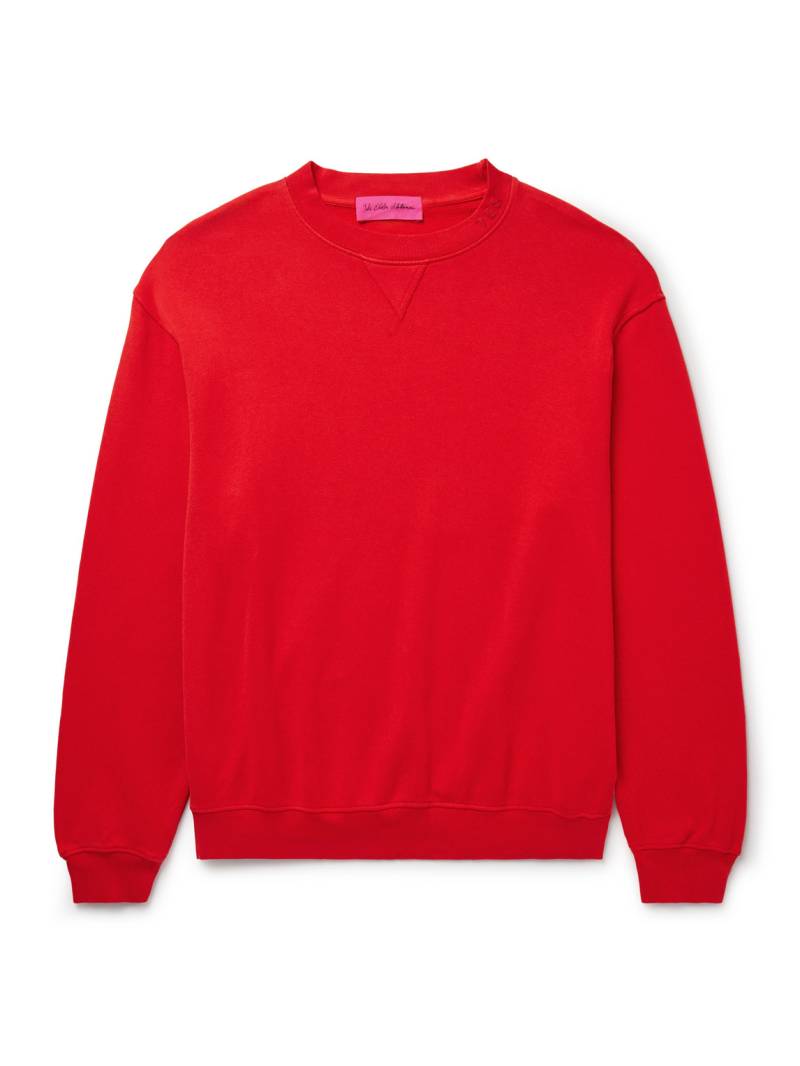 The Elder Statesman - Daily Crew Cotton and Cashmere-Blend Jersey Sweatshirt - Men - Red - M von The Elder Statesman