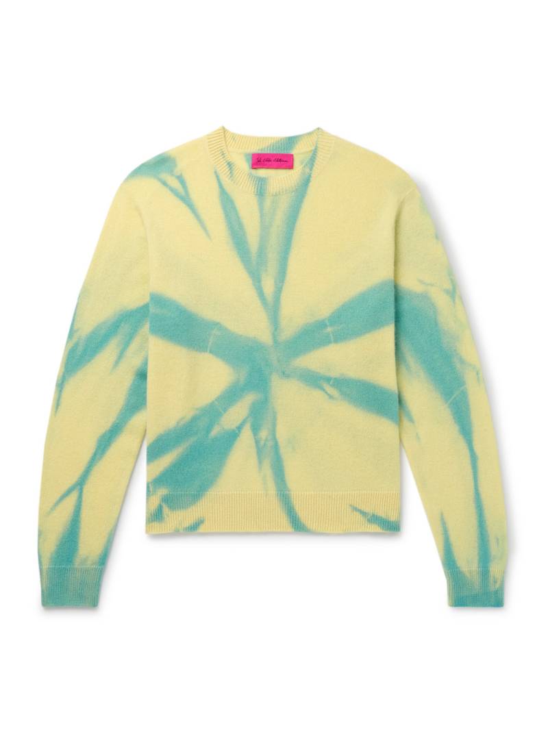 The Elder Statesman - Mythic Tranquility Tie-Dyed Cashmere Sweater - Men - Yellow - M von The Elder Statesman