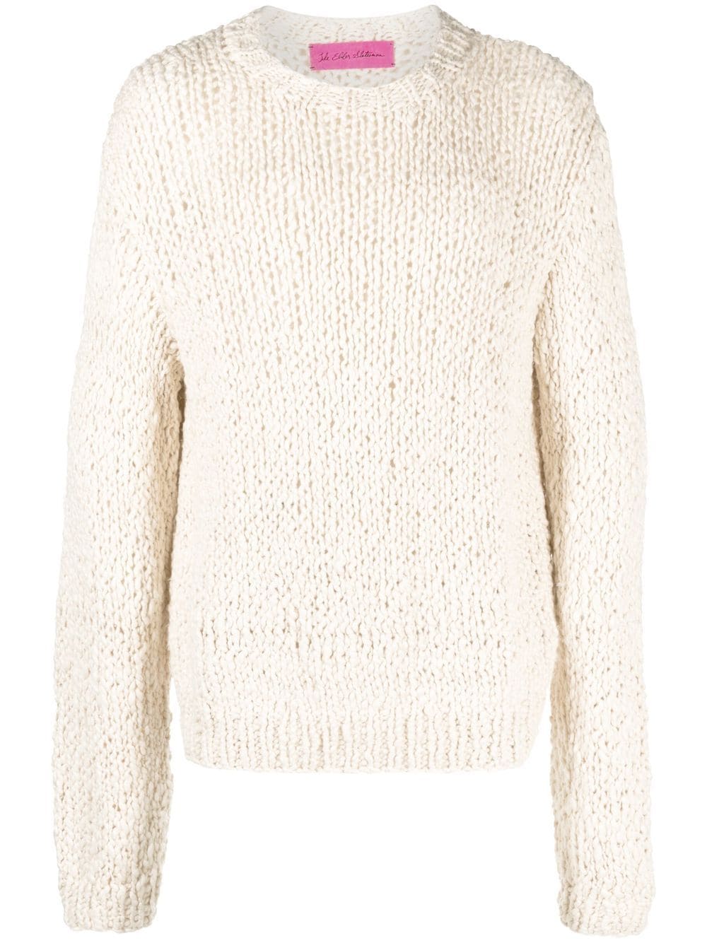 The Elder Statesman Pullover mit Lochstrickmuster - Nude von The Elder Statesman