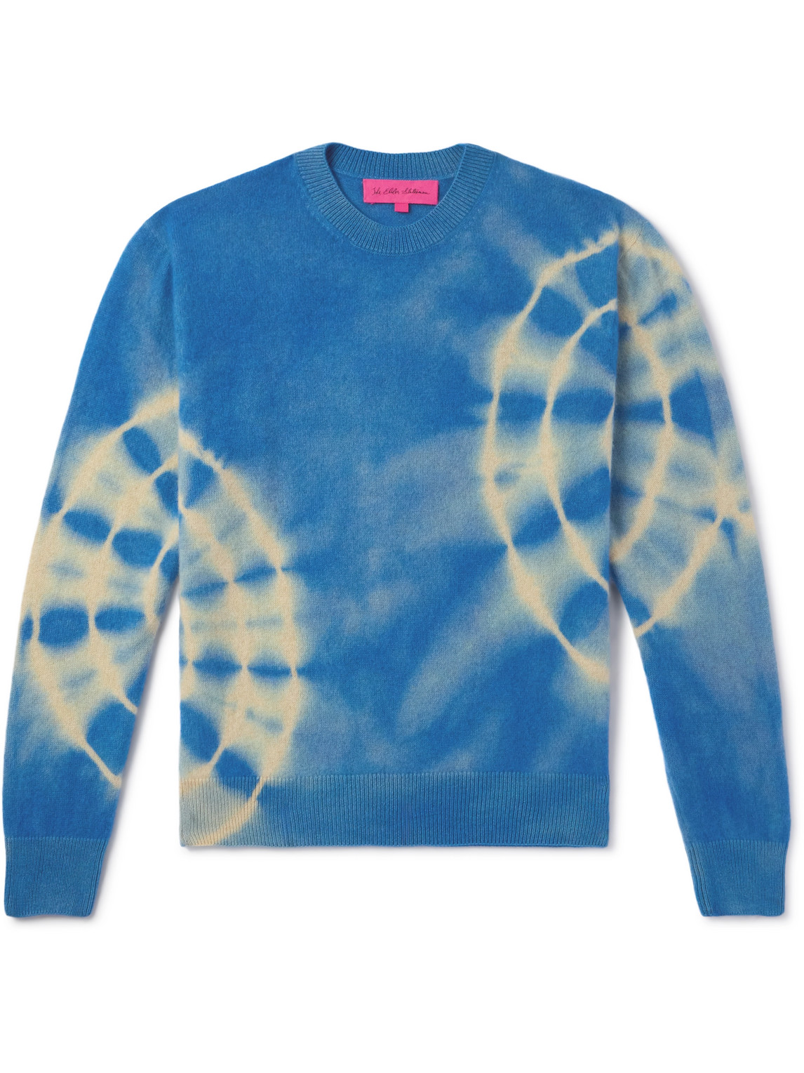 The Elder Statesman - Spiral City Tranquility Tie-Dyed Cashmere Sweater - Men - Blue - L von The Elder Statesman