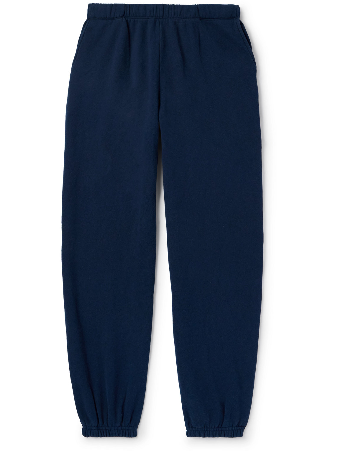 The Elder Statesman - Straight-Leg Cotton and Cashmere-Blend Jersey Sweatpants - Men - Blue - M von The Elder Statesman