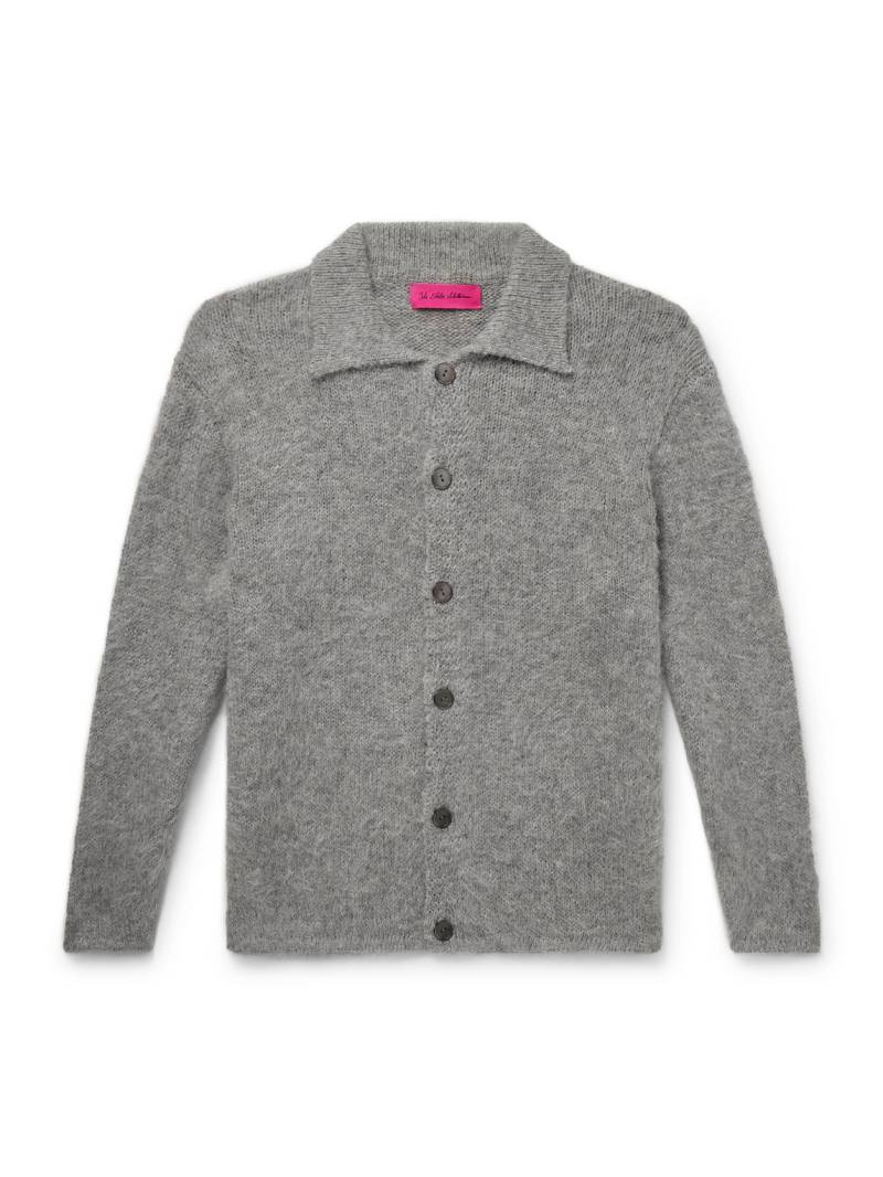 The Elder Statesman - Thistle Alpaca-Blend Cardigan - Men - Gray - S von The Elder Statesman