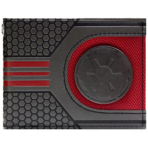 Star Galactic Wars Empire Metallabzeichen Emblem Geldbörse/Geldbeutel Bi-Fold ID & Karten, Silber von The Empire Strikes Back