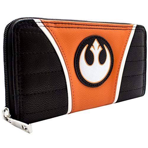 Star Rebel Alliance Wars Starfighter Corps Emblem Portemonnaie Clutch Münzfach & Kartenhalter, Orange von The Empire Strikes Back