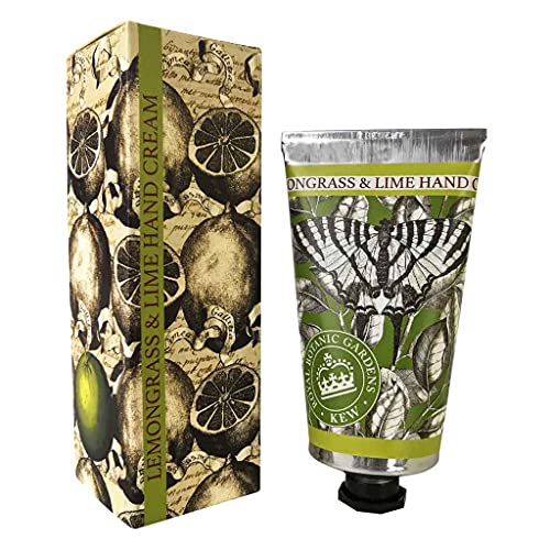 Royal Botanical Gardens, Kew Lemongrass & Lime Hand Cream, 75mls von The English Soap Company