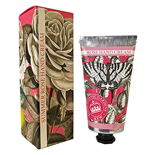 Royal Botanical Gardens, Kew Summer Rose Hand Cream, 75mls von The English Soap Company