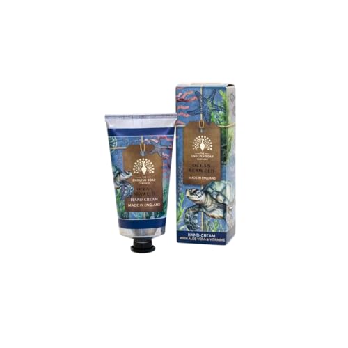 The English Soap Company Ocean Seaweed Handcreme, 75 ml, mit Aloe Vera und Sheabutter von The English Soap Company