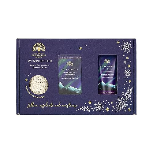 Wintertide Polar Lights Luxus Seife & Handcreme Handpflege Geschenkset von The English Soap Company