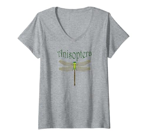 Damen Grüne Darner Libelle T-Shirt mit V-Ausschnitt Damen Grüne Darner Libelle T-Shirt mit V-Ausschnitt von The Enlightened Collection
