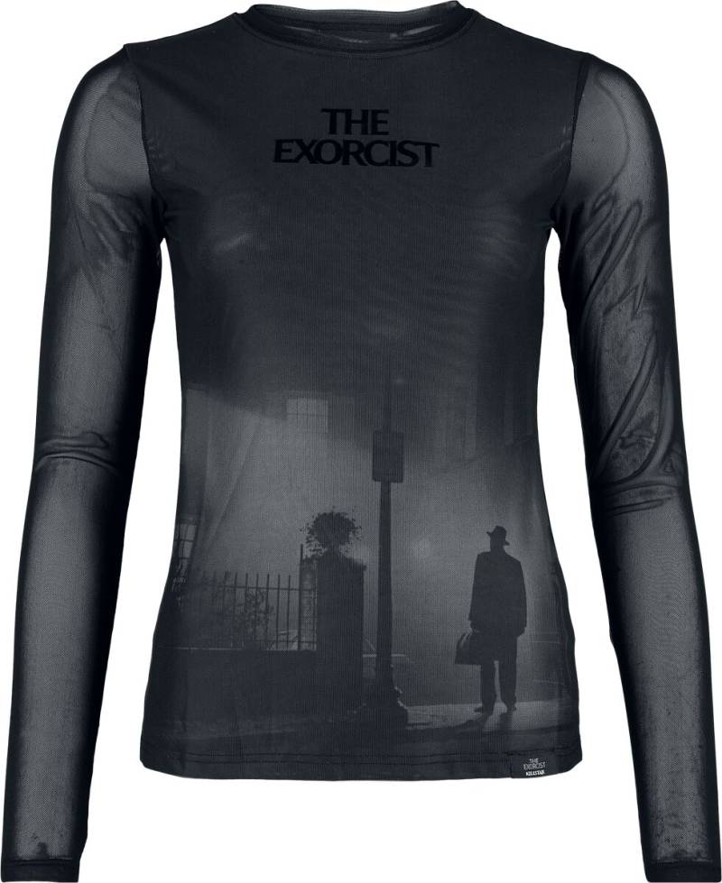 The Exorcist by Killstar - Gothic Langarmshirt - Longsleeve Top - XS bis 4XL - für Damen - Größe 3XL - schwarz/grau von The Exorcist by Killstar