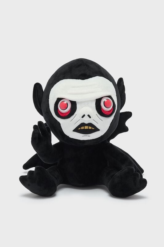 The Exorcist by Killstar - Gothic Plüschfigur - Kreeptures - Pazuzu Plush - schwarz/weiß/rot von The Exorcist by Killstar