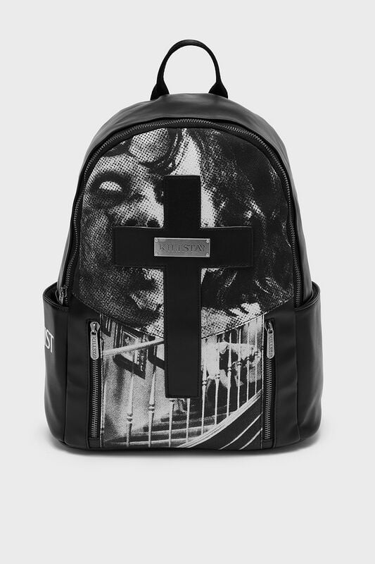 The Exorcist by Killstar - Gothic Rucksack - Keep Away Backpack - für Damen - schwarz von The Exorcist by Killstar