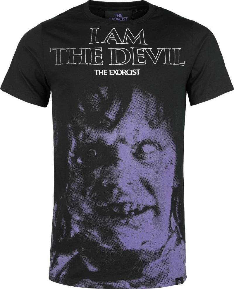 The Exorcist by Killstar - Gothic T-Shirt - Power Of The Devil T-Shirt - XS bis XXL - für Männer - Größe XS - schwarz von The Exorcist by Killstar