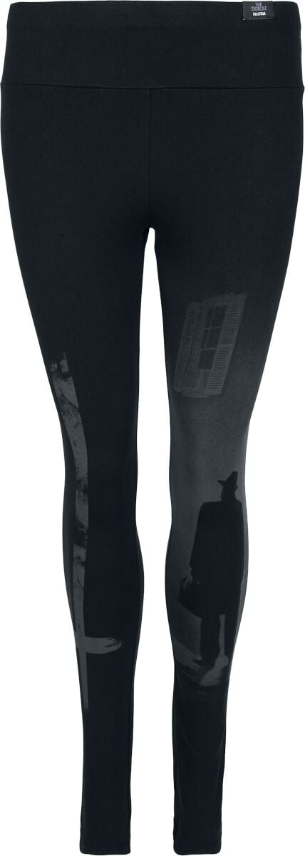 The Exorcist by Killstar Night Walk Leggings Leggings schwarz grau in 4XL von The Exorcist by Killstar