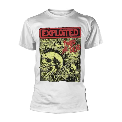 Exploited, The Punks NOT Dead (White) T-Shirt XXL von The Exploited