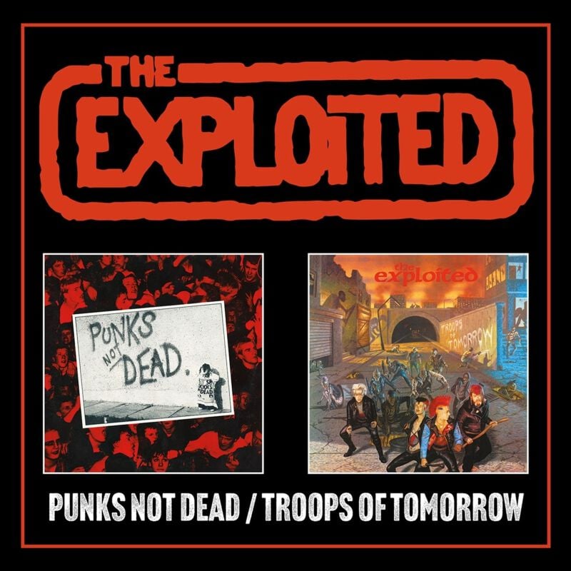 The Exploited Punks not dead / Troops of tormorrow expanded CD multicolor The Exploited Punks not dead / Troops of tormorrow expanded CD multicolor von The Exploited