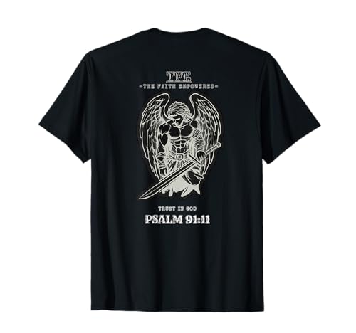 Engel Backprint für Männer und Frauen T-Shirt von The Faith Empowered