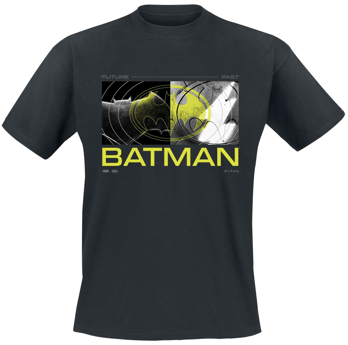 The Flash - DC Comics T-Shirt - Batman - Future To Past - S bis M - für Männer - Größe S - schwarz  - Lizenzierter Fanartikel von The Flash