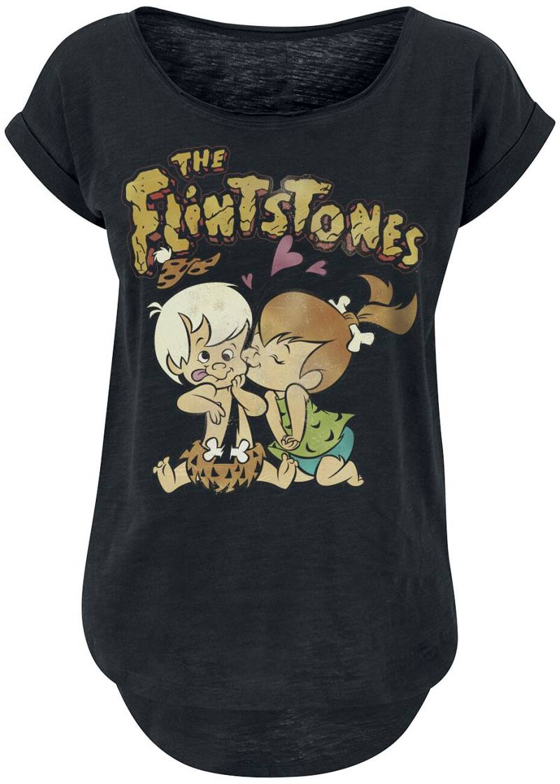 The Flintstones Pebles & Bambam T-Shirt schwarz in M von The Flintstones