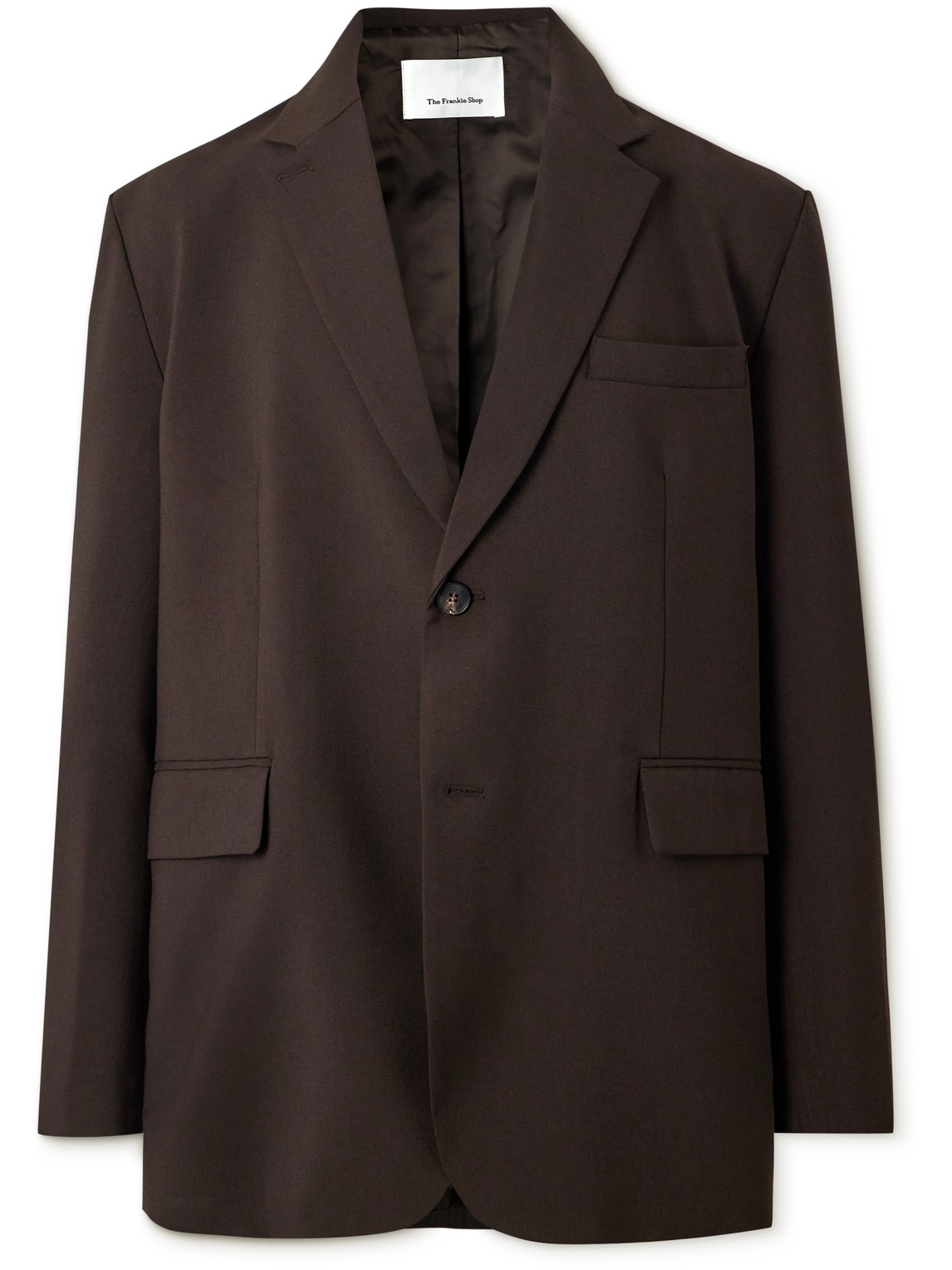 The Frankie Shop - Beo Oversized Woven Suit Jacket - Men - Brown - L von The Frankie Shop