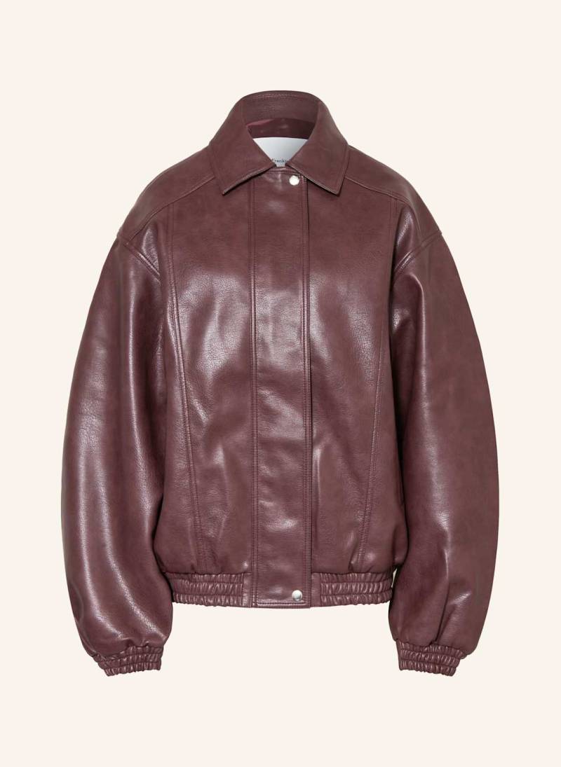 The Frankie Shop Jacke Prescott In Lederoptik rot von The Frankie Shop