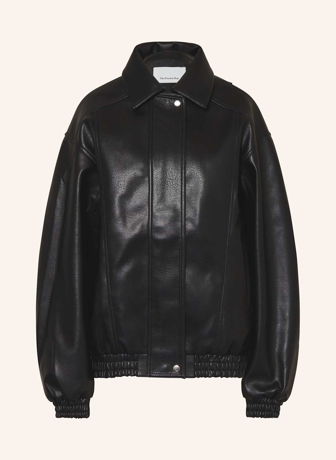 The Frankie Shop Jacke Prescott In Lederoptik schwarz von The Frankie Shop