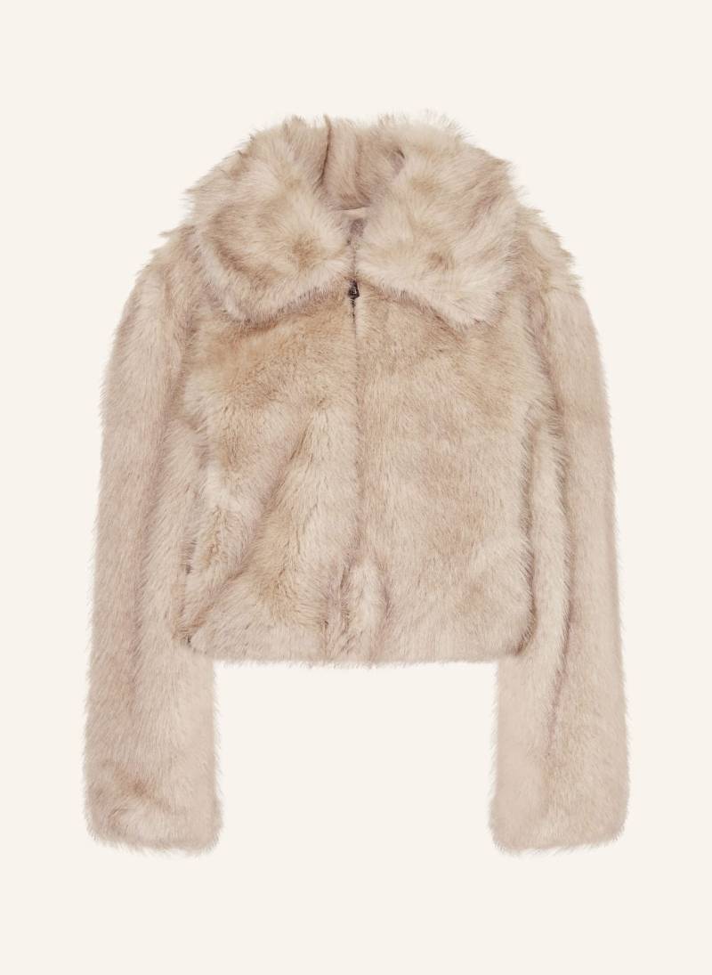 The Frankie Shop Kunstfell-Jacke Hope weiss von The Frankie Shop