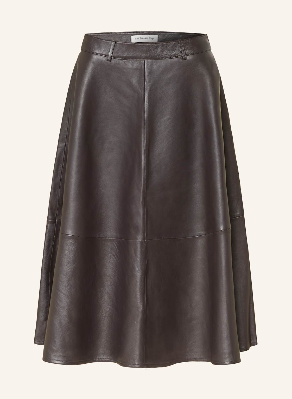 The Frankie Shop Lederrock Savil braun von The Frankie Shop