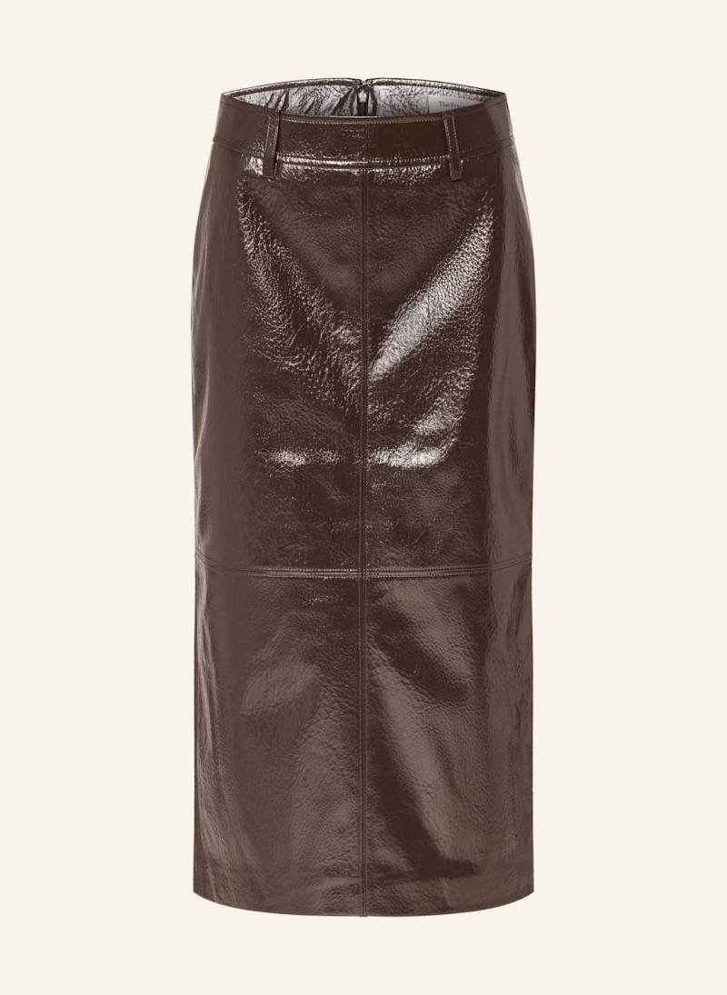 The Frankie Shop Rock Taney In Lederoptik braun von The Frankie Shop