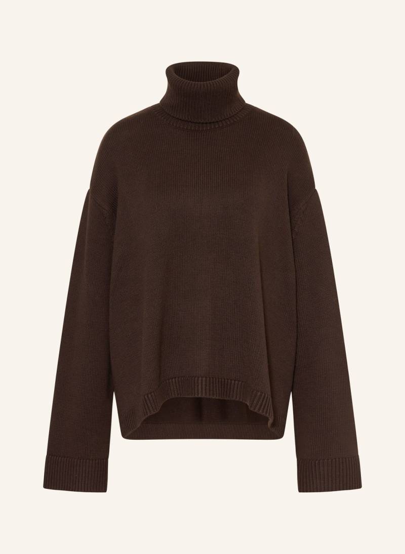 The Frankie Shop Rollkragenpullover Rhea braun von The Frankie Shop